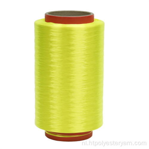 Laag denier polyester garen